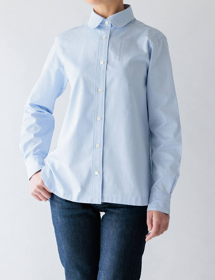 コットンツイルラウンドカラーシャツ – Everyday Shirt